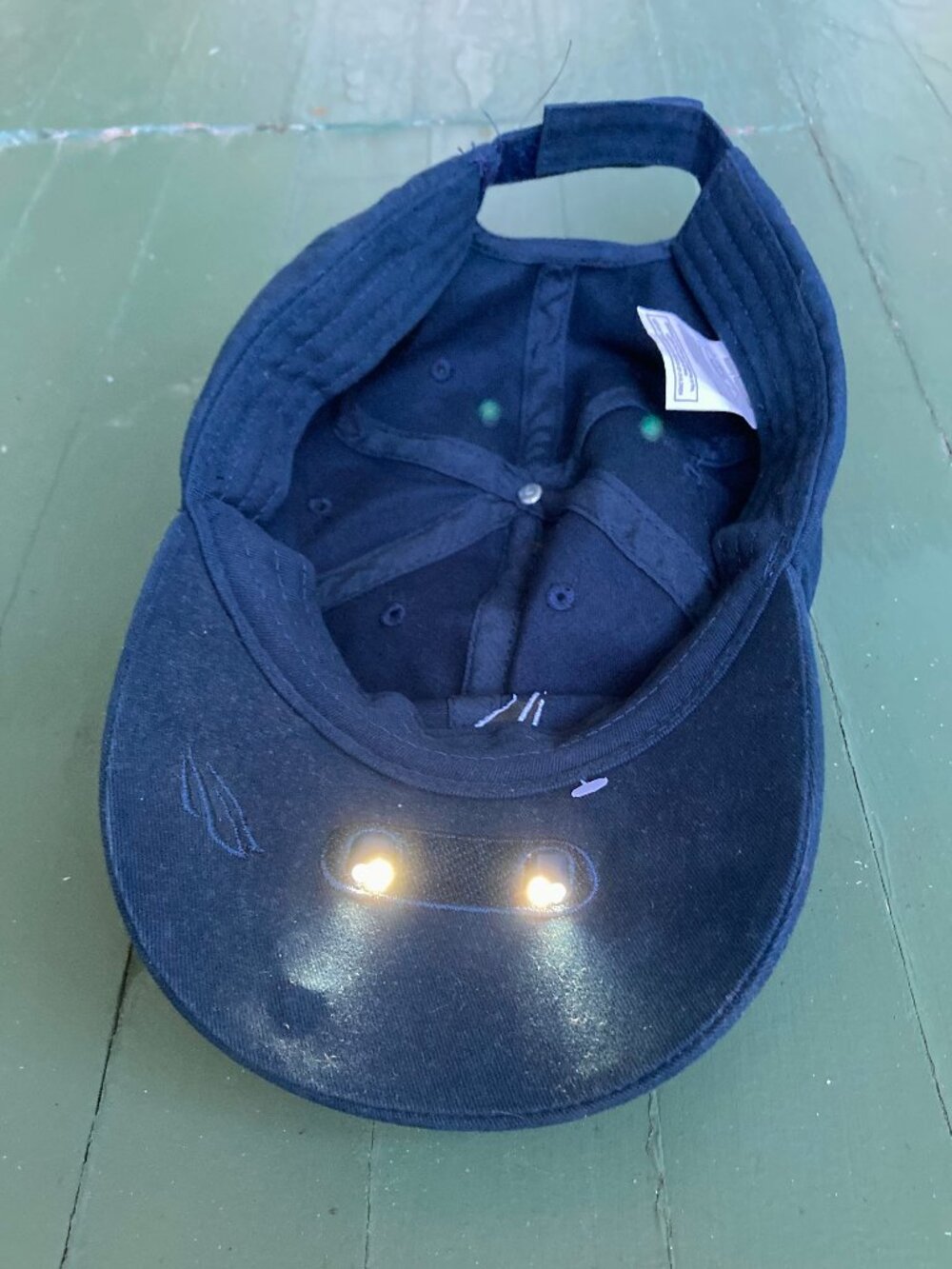 Powercap LED Lighted Baseball Cap - Picture 2 of 8